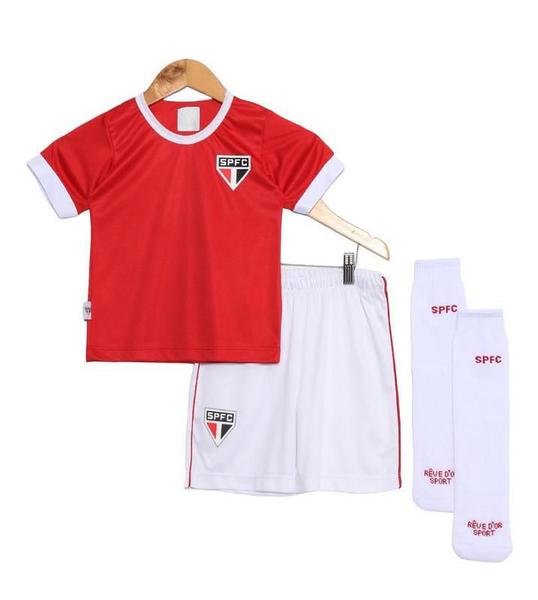 Imagem de Conjunto Infantil São Paulo Uniforme Artilheiro Oficial