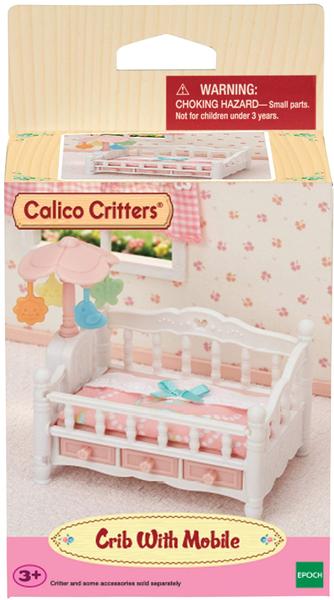 Imagem de Conjunto interativo de móveis para casa de bonecas Crib Calico Critters