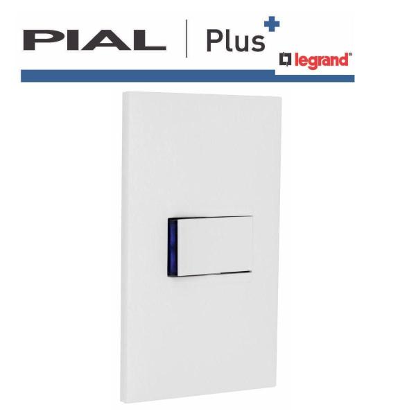 Conjunto Interruptor 10A Branca Pialplus+ 611110Bc Legrand Imagem de Conjunto Interruptor 10A Branca Pialplus+ 611110Bc Legrand