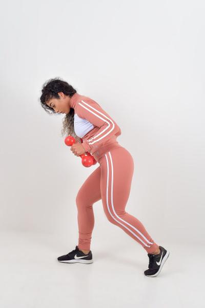 Conjunto Inverno Suplex Flanelado Feminino BYG Mariê Rosê - BYG Moda Fitness Imagem de Conjunto Inverno Suplex Flanelado Feminino BYG Mariê Rosê