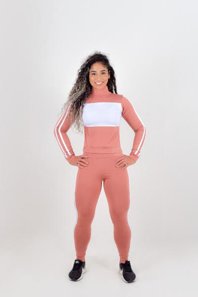 Imagem de Conjunto Inverno Suplex Flanelado Feminino BYG Mariê Rosê