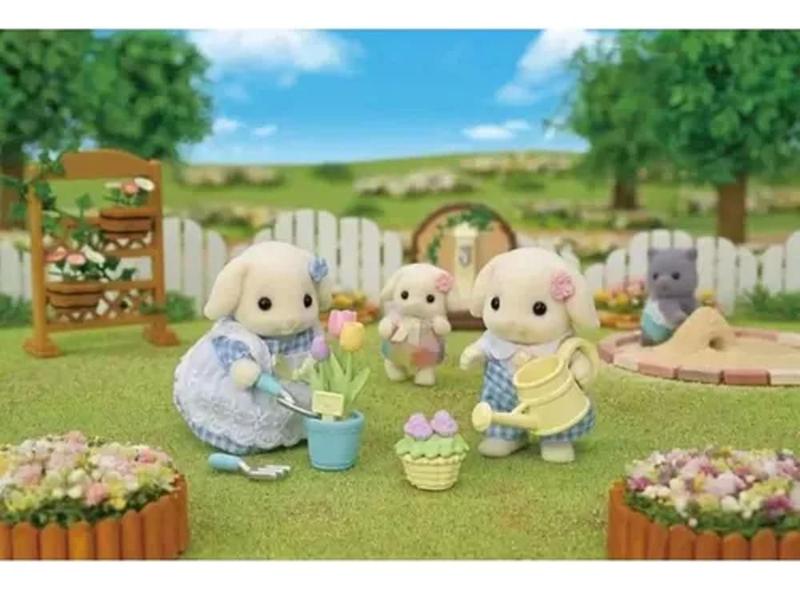 Imagem de Conjunto Jardinagem Irmaos Coelhos Floral Sylvanian Families