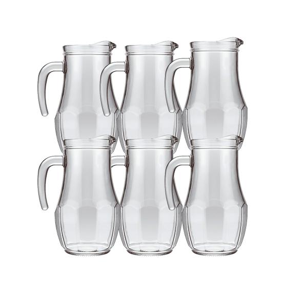 Conjunto Jarra Tango de Mesa 1,5 Litros 6 Unidades Nadir Imagem de Conjunto Jarra Tango de Mesa 1,5 Litros 6 Unidades Nadir