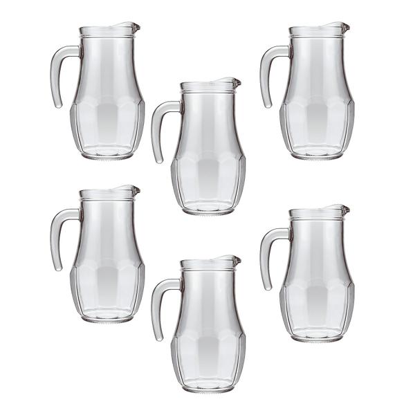 Conjunto Jarra Tango de Mesa 1,5 Litros 6 Unidades Nadir Imagem de Conjunto Jarra Tango de Mesa 1,5 Litros 6 Unidades Nadir