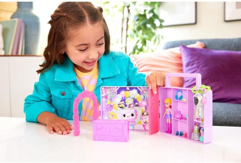 Imagem de Conjunto Jogos Polly Pocket Disco Party Fashion Hrd65 Mattel