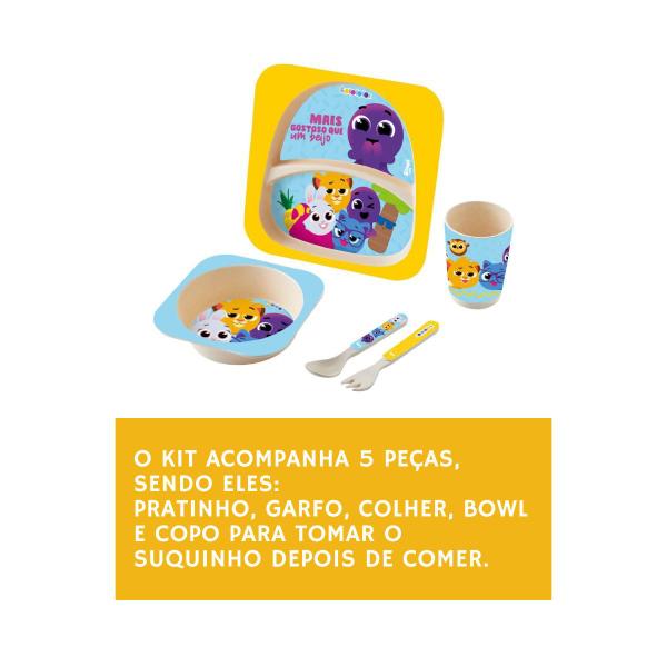 Imagem de Conjunto Kit C/ 5 Peças Alimentação Refeição Bolofofos Tá na Hora do Papá - Zoop