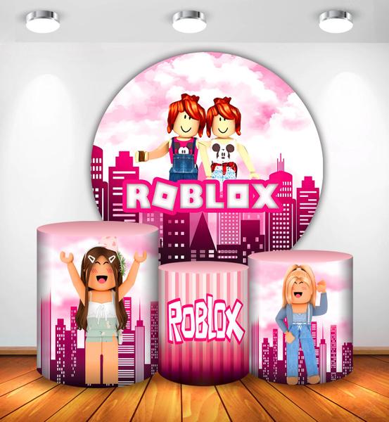 Imagem de Conjunto Kit Capa Painel + Trio Cilindro Roblox Tecido