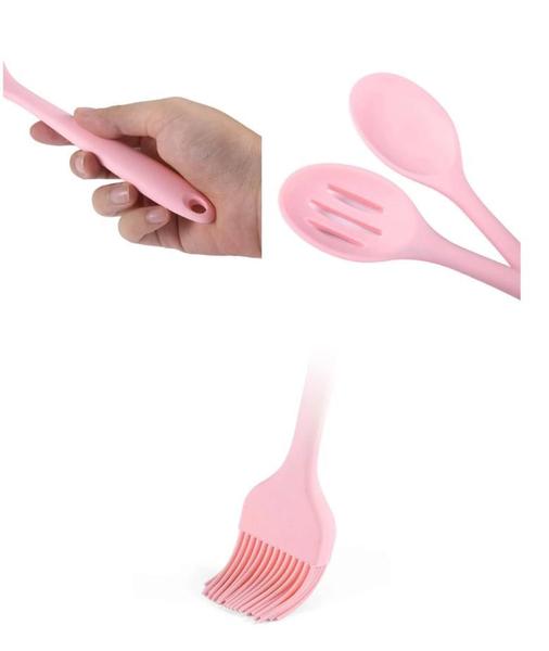 Imagem de Conjunto Kit de Utensílios de Cozinha de Silicone 10 peças