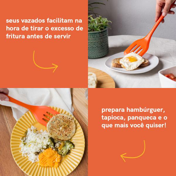 Imagem de Conjunto Kit de Utensílios de Cozinha Silicone Oikos - 2 Pçs