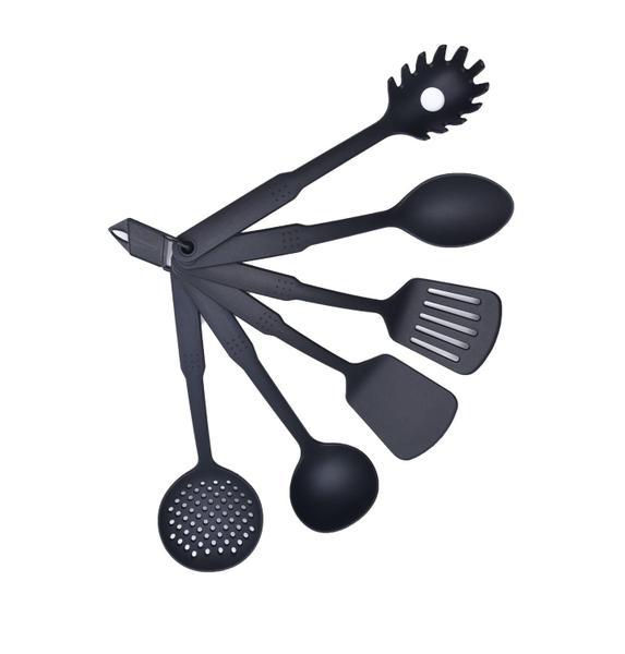 Imagem de Conjunto Kit Utensílios De Cozinha Em Nylon Jogo De 6 Peças