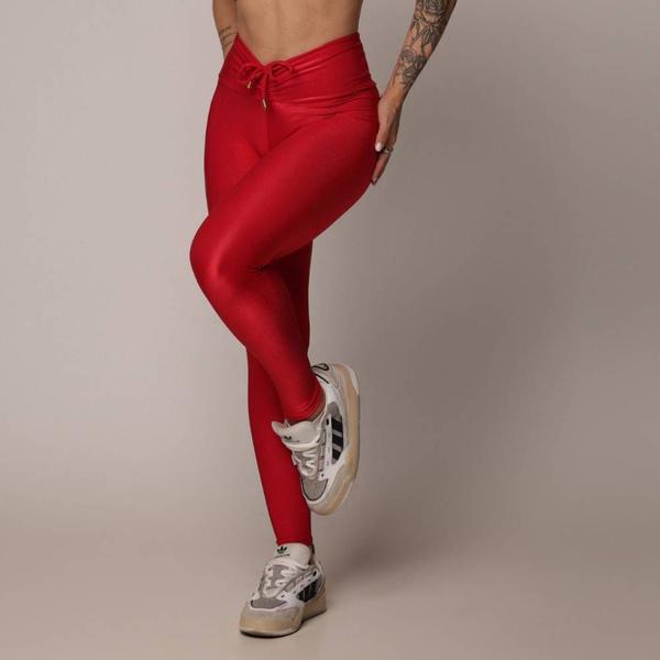 Imagem de Conjunto Legging Empina Bumbum Glossy Passion + Top Moving