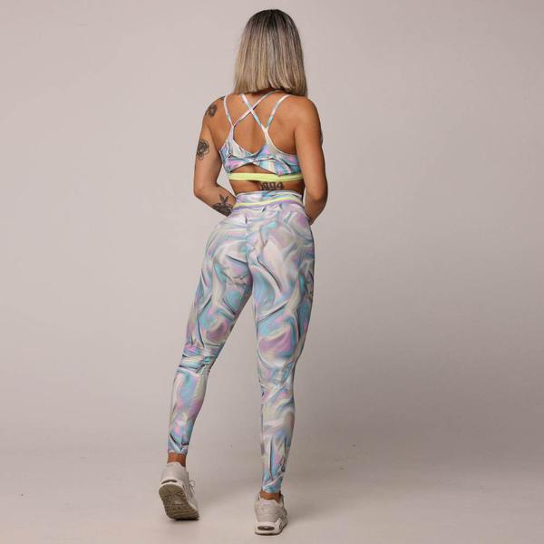 Imagem de Conjunto Legging Empina Bumbum + Top Iridescent Moving