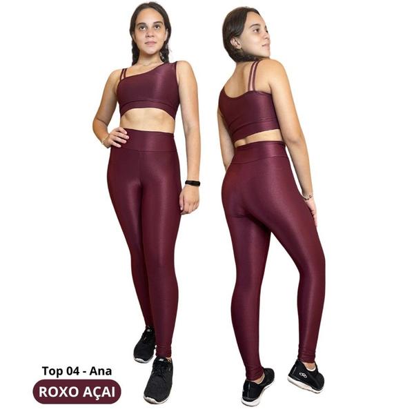 Imagem de Conjunto Legging + Top Ana Aveludado Compressão Poliamida