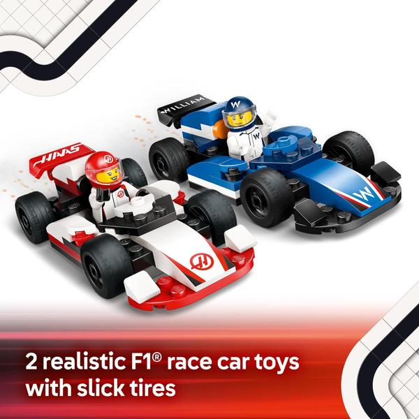 Imagem de Conjunto LEGO City F1 - Williams Racing e Haas F1