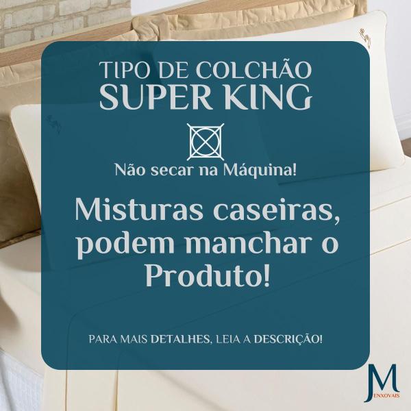 Imagem de Conjunto Lencol Casal King Size Casa Blanca 100%Algodao