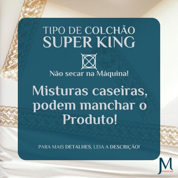 Imagem de Conjunto Lencol Casal King Size Pérola 400 Fios Toque Super