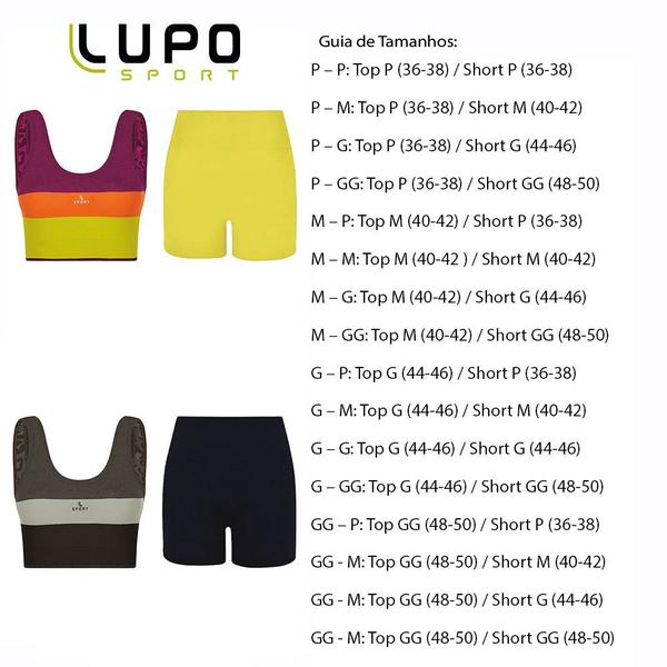 Imagem de Conjunto Lupo Top Double e Short Básico 71866-71348