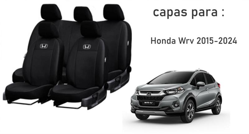 Imagem de Conjunto Luxuoso WR-V 2015-2024 + Volante + Chaveiro Couro