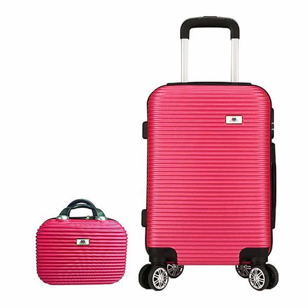 Conjunto Mala de Viagem Média e Frasqueira Em ABS Eagle Conjunto Mala de Viagem Média e Frasqueira Em ABS Eagle