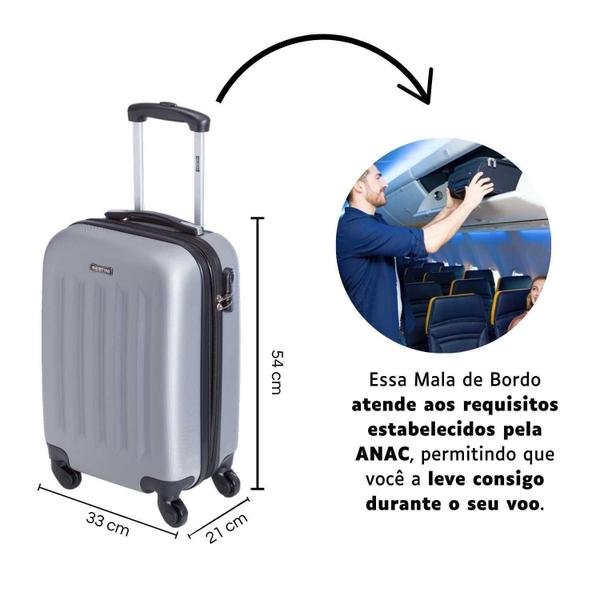 Imagem de Conjunto Malas De Viagem Joy Expansível 10Kg+23Kg+32Kg Abs