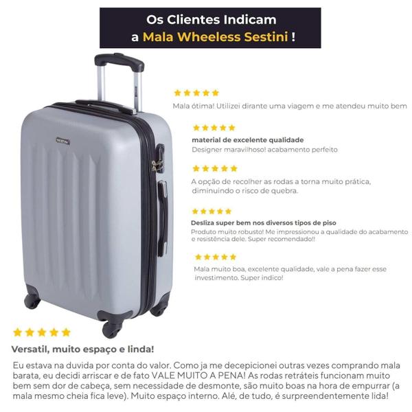 Imagem de Conjunto Malas De Viagem Joy Expansível 10Kg+23Kg+32Kg Abs