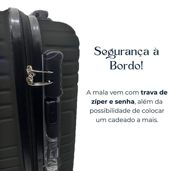 Imagem de Conjunto Malas e Frasqueira 3 Pçs Elegancia e Durabilidade