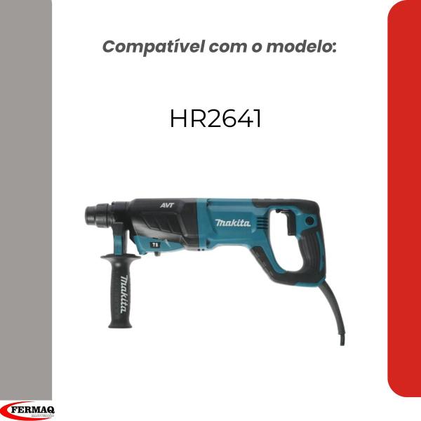 Imagem de Conjunto Mandril Broca Frontal Para Martelete HR2641 Makita