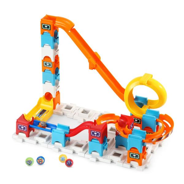 Imagem de Conjunto Marble Raceway VTech Marble Rush com 5 bolinhas de gude de 73 peças