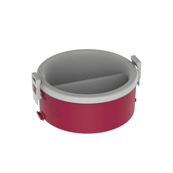 Imagem de Conjunto Marmita Térmica 5 Un 1,5L Vermelho Tekcor Soprano