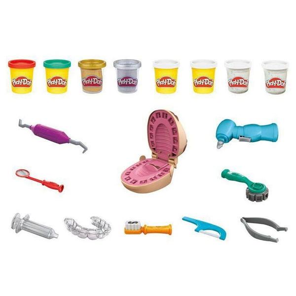 Imagem de Conjunto Massinha de Modelar Play Doh Brincando de Dentista Hasbro