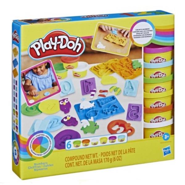 Imagem de Conjunto Massinha para Modelar Números e Formas Play Doh E8533 - Hasbro