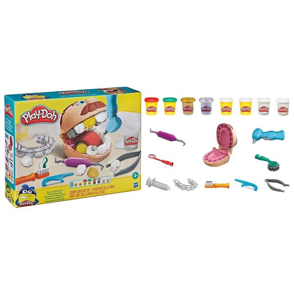 Imagem de Conjunto Massinha Play-Doh Brincando de Dentista - F1259 - Hasbro 5010993831623