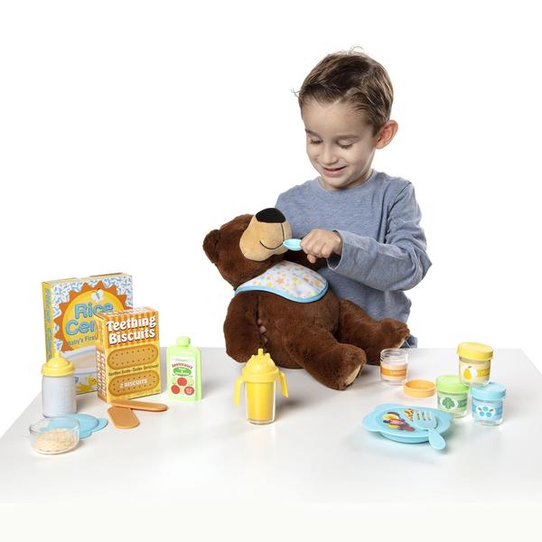 Imagem de Conjunto Mealtime Play Melissa & Doug Mine to Love com 24 unidades