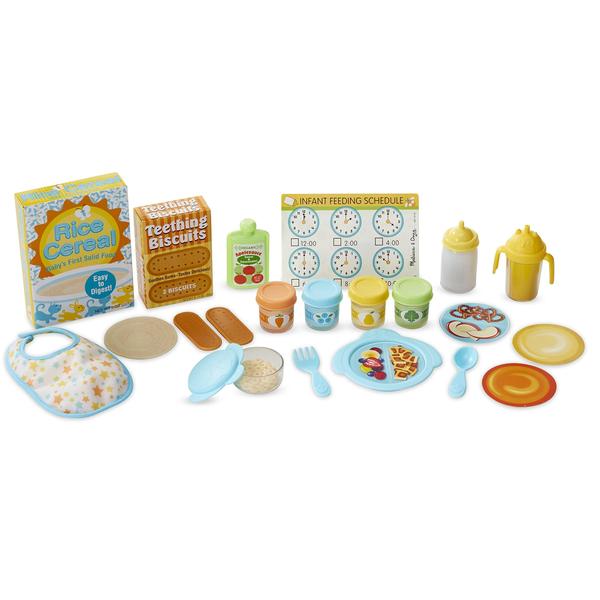 Imagem de Conjunto Mealtime Play Melissa & Doug Mine to Love com 24 unidades