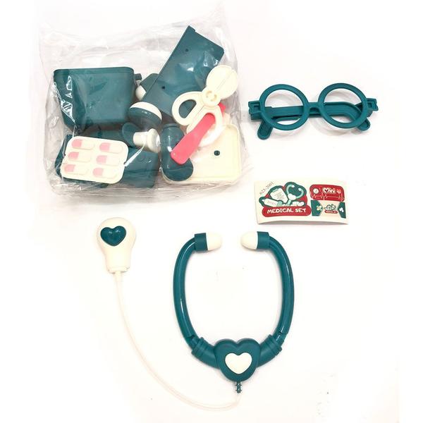 Imagem de Conjunto Médico De Brinquedo Maleta Infantil Plástica 15 Pçs