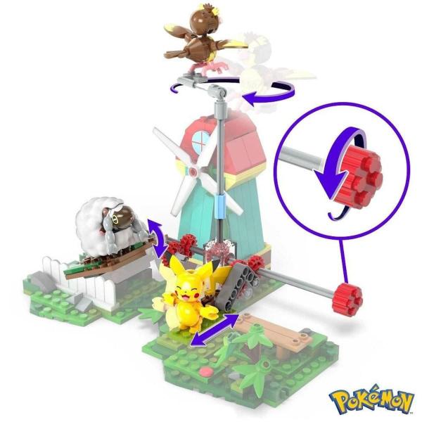 Imagem de Conjunto Mega Bloks Pokemon de Construção Moinho Rural HKT21