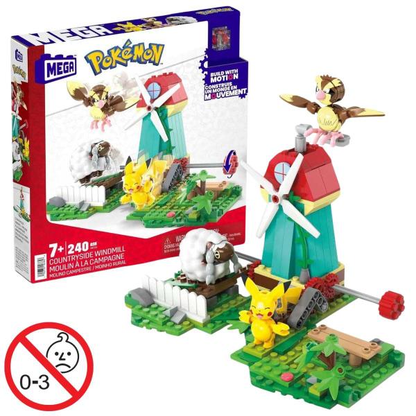 Imagem de Conjunto Mega Bloks Pokemon de Construção Moinho Rural HKT21