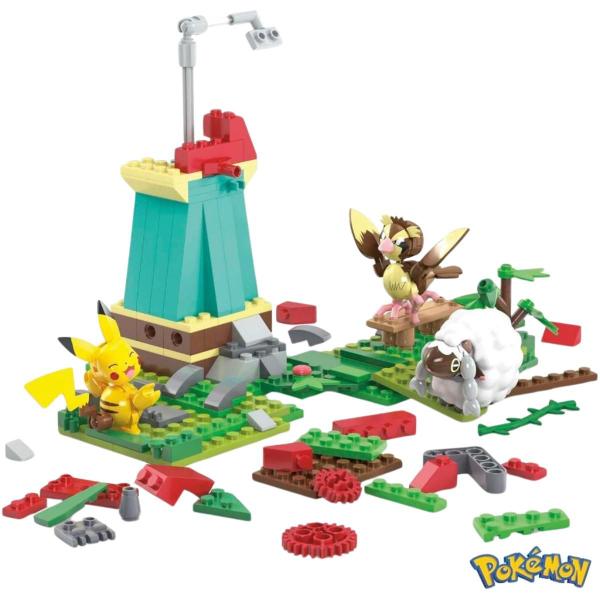 Imagem de Conjunto Mega Bloks Pokemon de Construção Moinho Rural HKT21