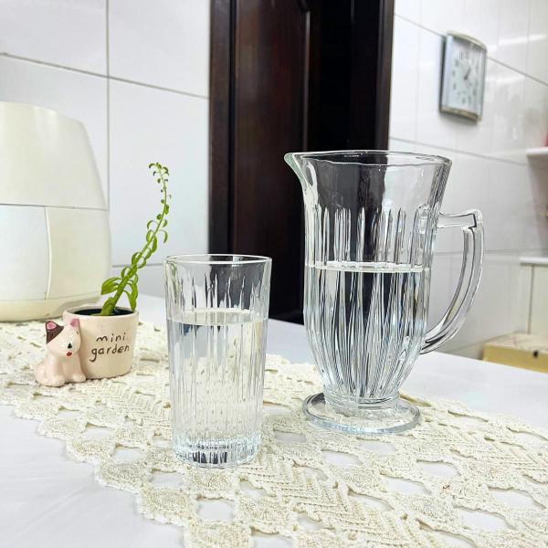 Conjunto Melina Com Jarra E Copos De Vidro Água Suco 7 Peças - Hauskraft Imagem de Conjunto Melina Com Jarra E Copos De Vidro Água Suco 7 Peças