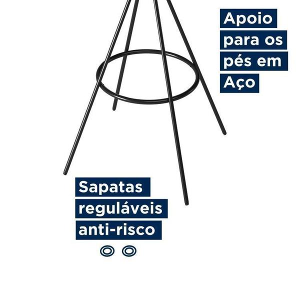 Imagem de Conjunto Mesa Bistrô e 2 Banquetas Barcelona Salaone