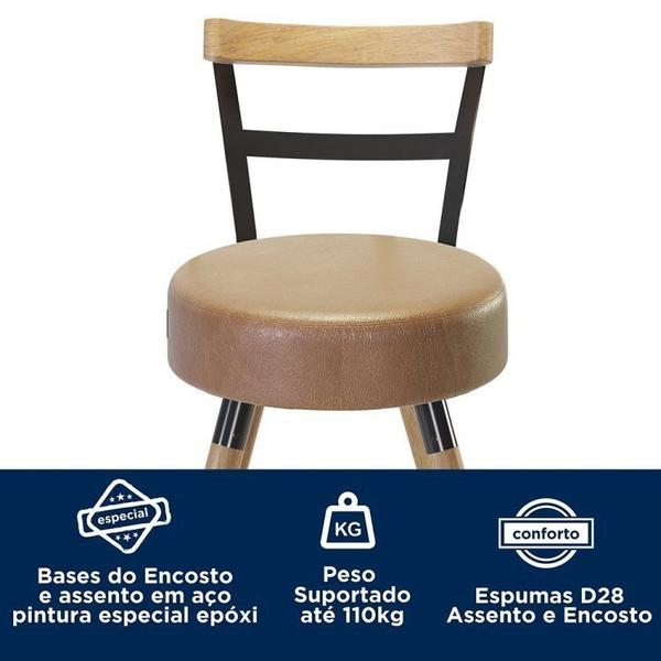 Imagem de Conjunto Mesa Bistrô e 2 Banquetas Moscou Salaone