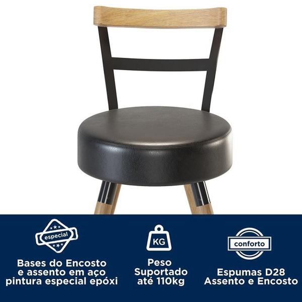 Imagem de Conjunto Mesa Bistrô e 2 Banquetas Moscou Salaone