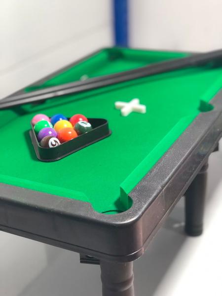 Imagem de Conjunto Mesa De Bilhar Snooker Sinuca Brinquedo Premium Com Tacos E Bolas