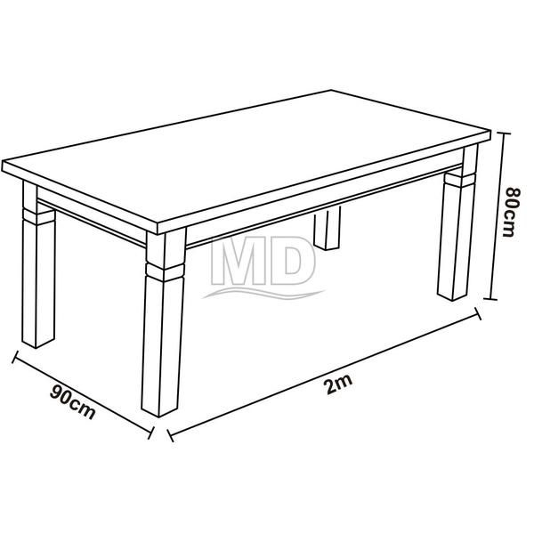 Imagem de Conjunto Mesa de Jantar 2m 8 Cadeiras Conforto Madeira de Demolição Peroba Rosa Natural