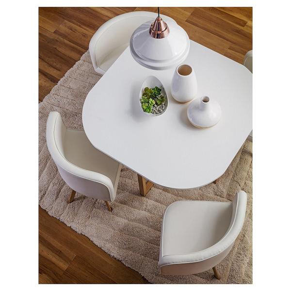 Imagem de Conjunto Mesa de Jantar Pizza Just Home Collection