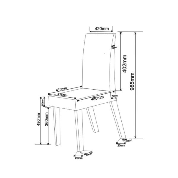 Imagem de Conjunto Mesa de Jantar Redonda Spirit com 4 Cadeiras