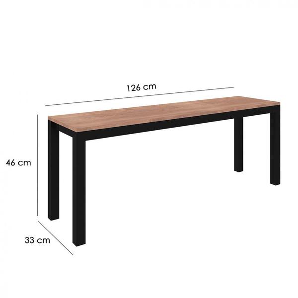 Imagem de Conjunto Mesa Fabone Industrial Com 2 Bancos