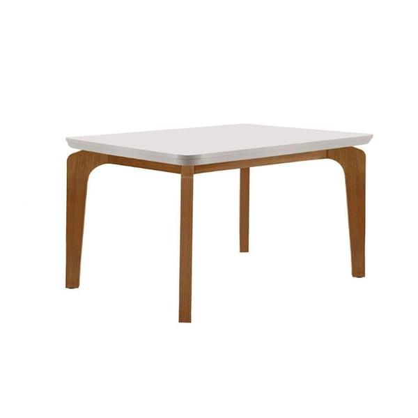 Imagem de Conjunto Mesa Liz 120cm Em Mdf 4 Cadeiras Off White