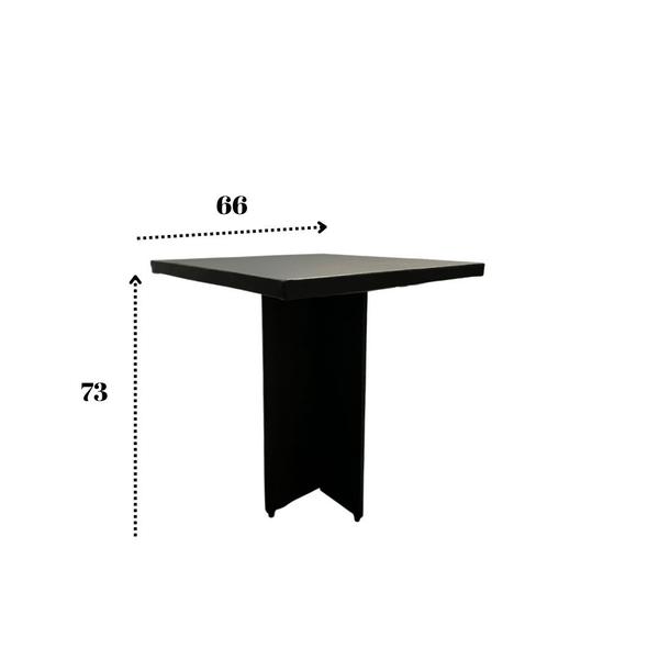 Imagem de Conjunto Mesa Sala Jantar C/ 4 Cadeiras Puffs P/ Sacada