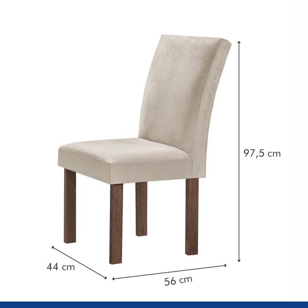 Imagem de Conjunto Mesa Tampo Slim Plus Vidro Kansas 100cmx100cm 4 Cadeiras Canela